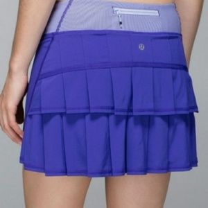 Lulu Run: Pace-Setter Skirt Stripe Waistband